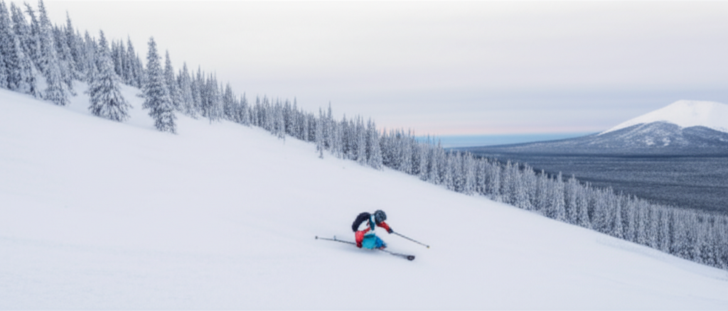 Skiing in Niseko